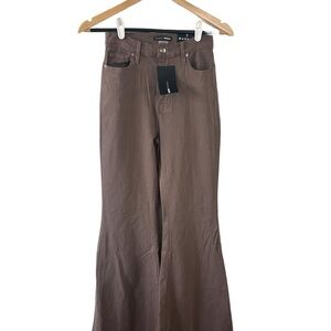 Fashion Nova Santorini Super Stretch Flare Jeans – Mocha – Size 7